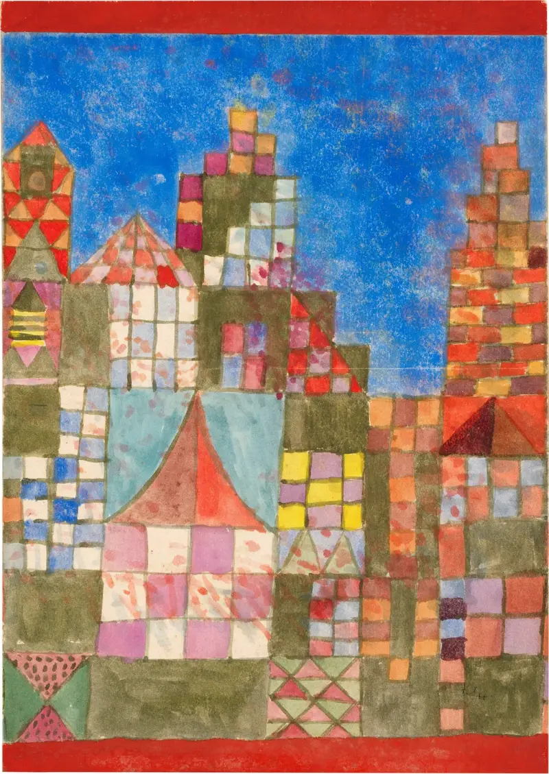 Westöstliche Bauten von Paul Klee