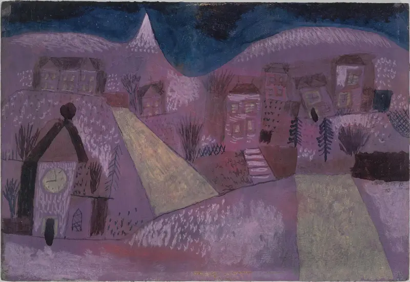 Zimní krajina, Paul Klee
