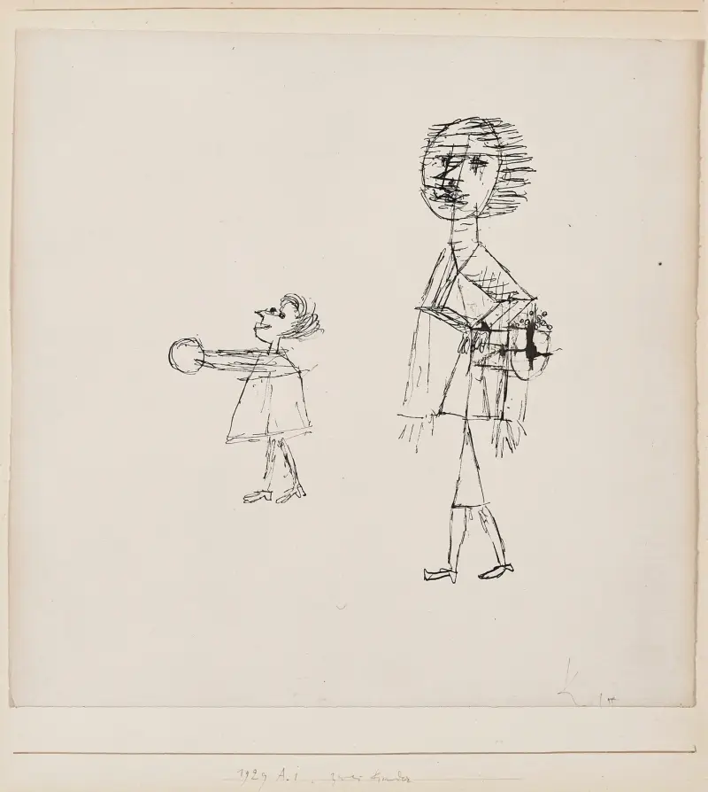 Dvě děti, Paul Klee