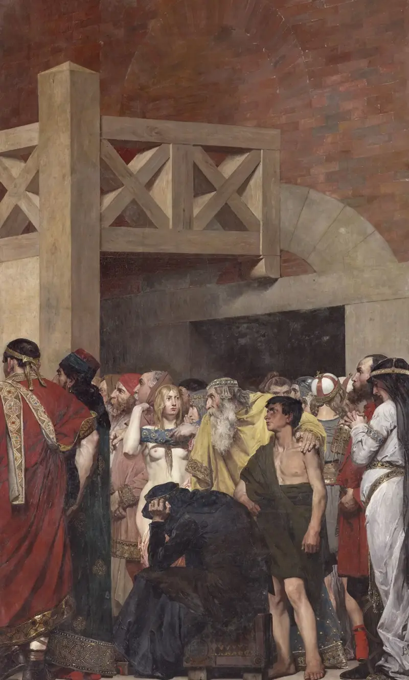 La Mort de sainte Geneviève, 1874 – nr 4 av Jean-Paul Laurens
