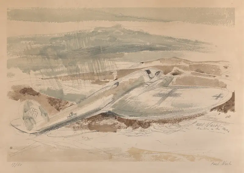 The Raider on the Moors av Paul Nash