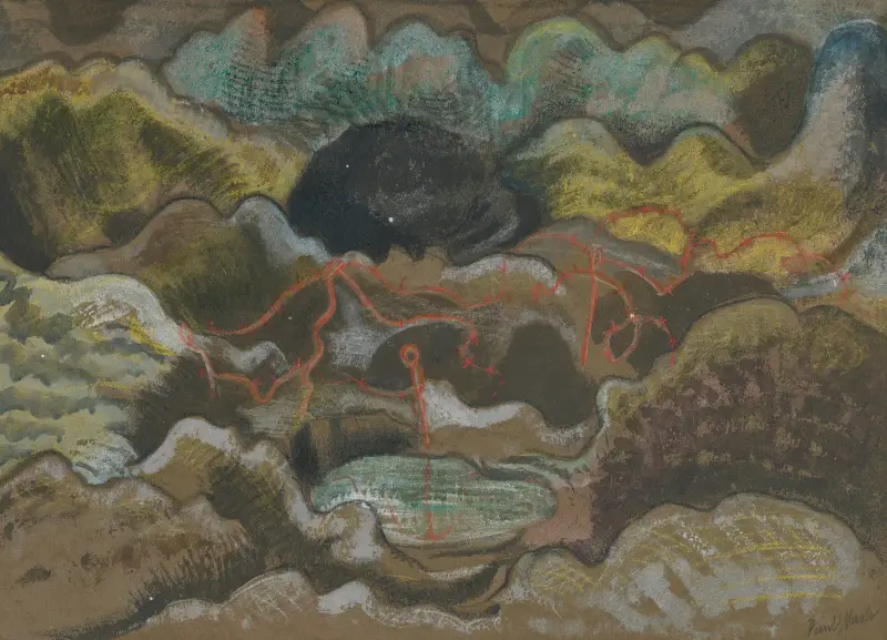 Udręczona ziemia (Błoto), Paul Nash
