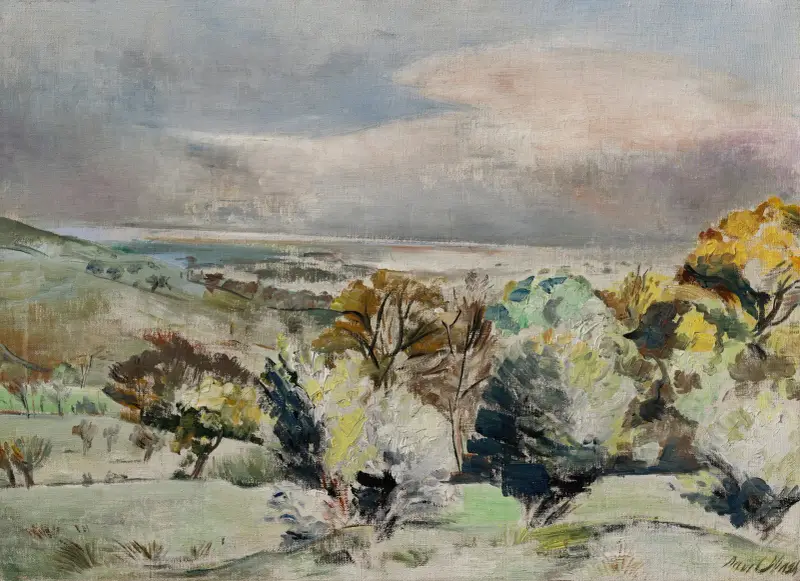 Zalesiony krajobraz, Paul Nash