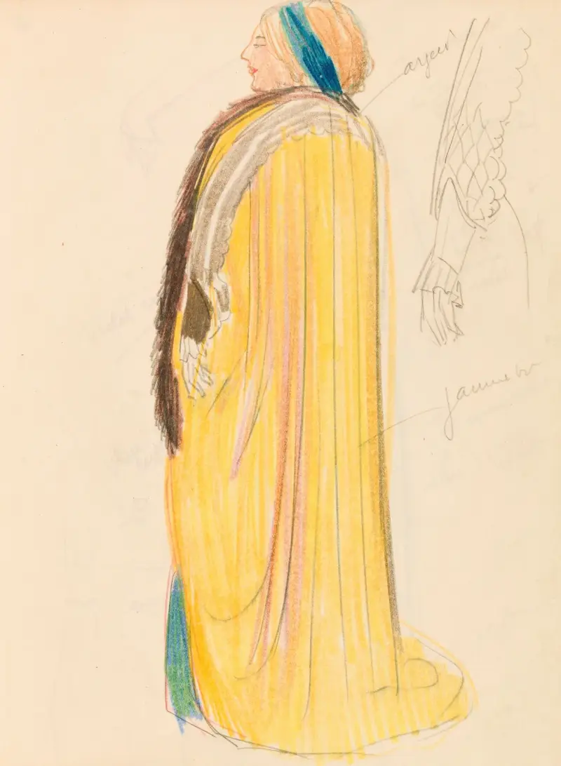 Sketch av Paul Poiret