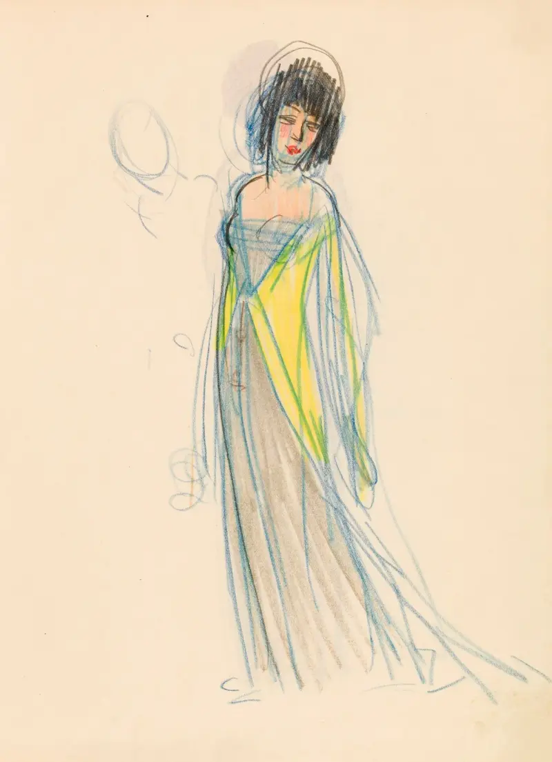 Sketch av Paul Poiret