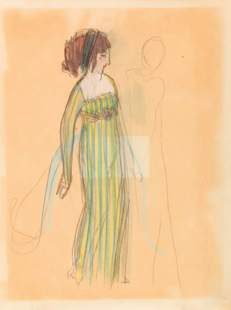 Skizze, 1908 – Nr. 1 von Paul Poiret