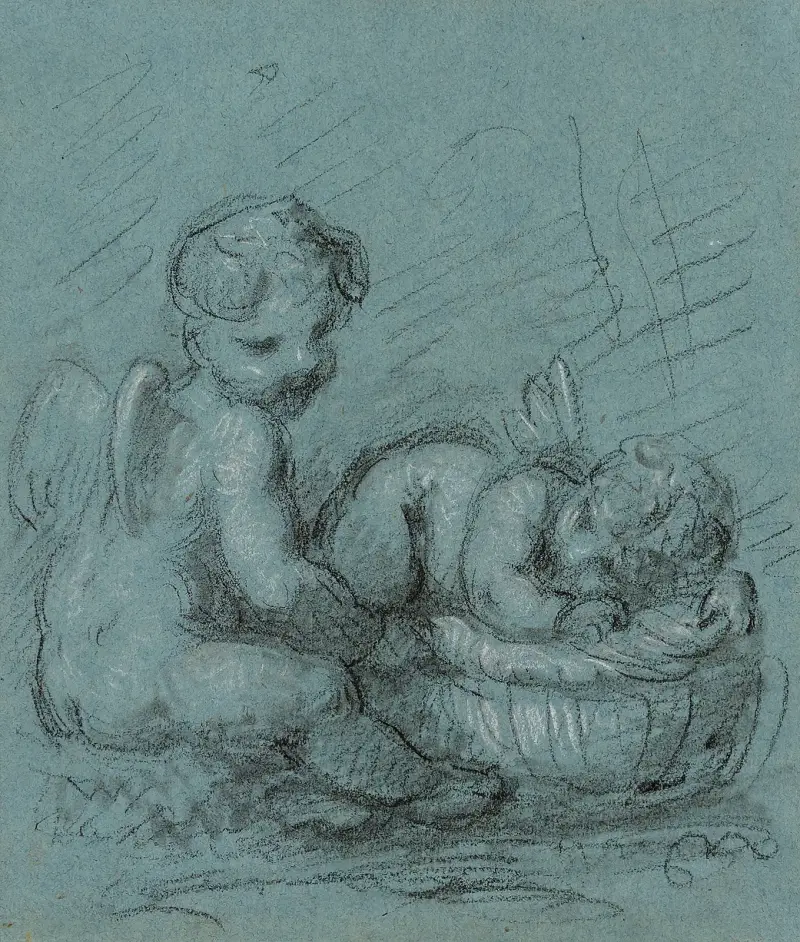 Ležící amoreti, Pierre-Paul Prud'hon