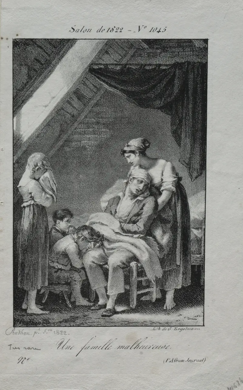 An Unfortunate Family av Pierre-Paul Prud'hon