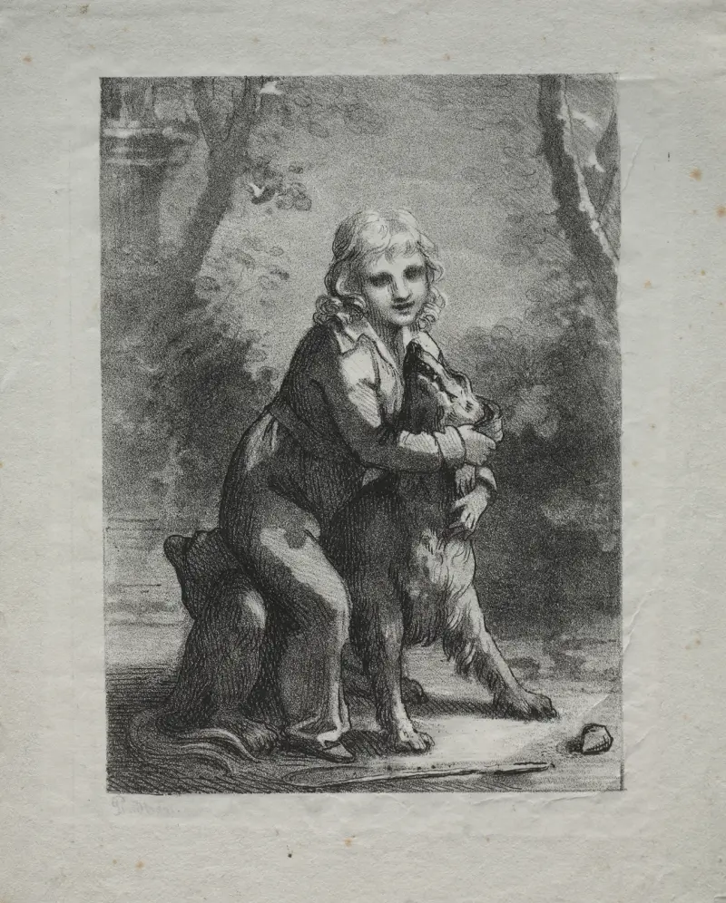 Chlapec se psem, Pierre-Paul Prud'hon