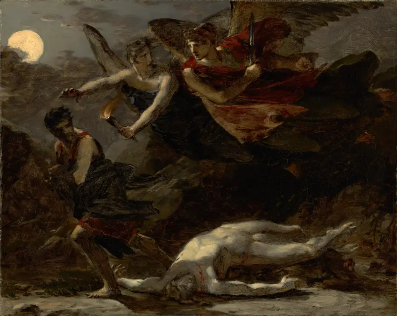 Justice and Divine Vengeance Pursuing Crime av Pierre-Paul Prud'hon