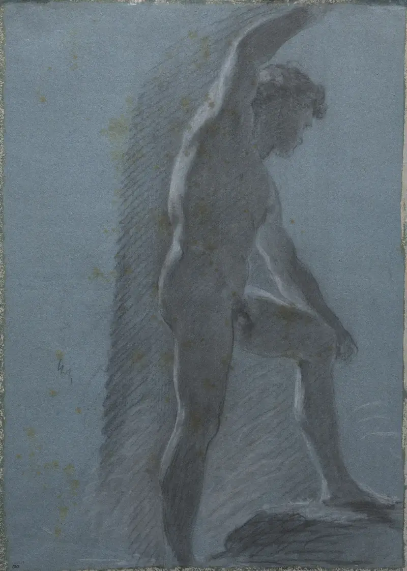 Study of a Male Nude, 1810 – nr 2 av Pierre-Paul Prud'hon