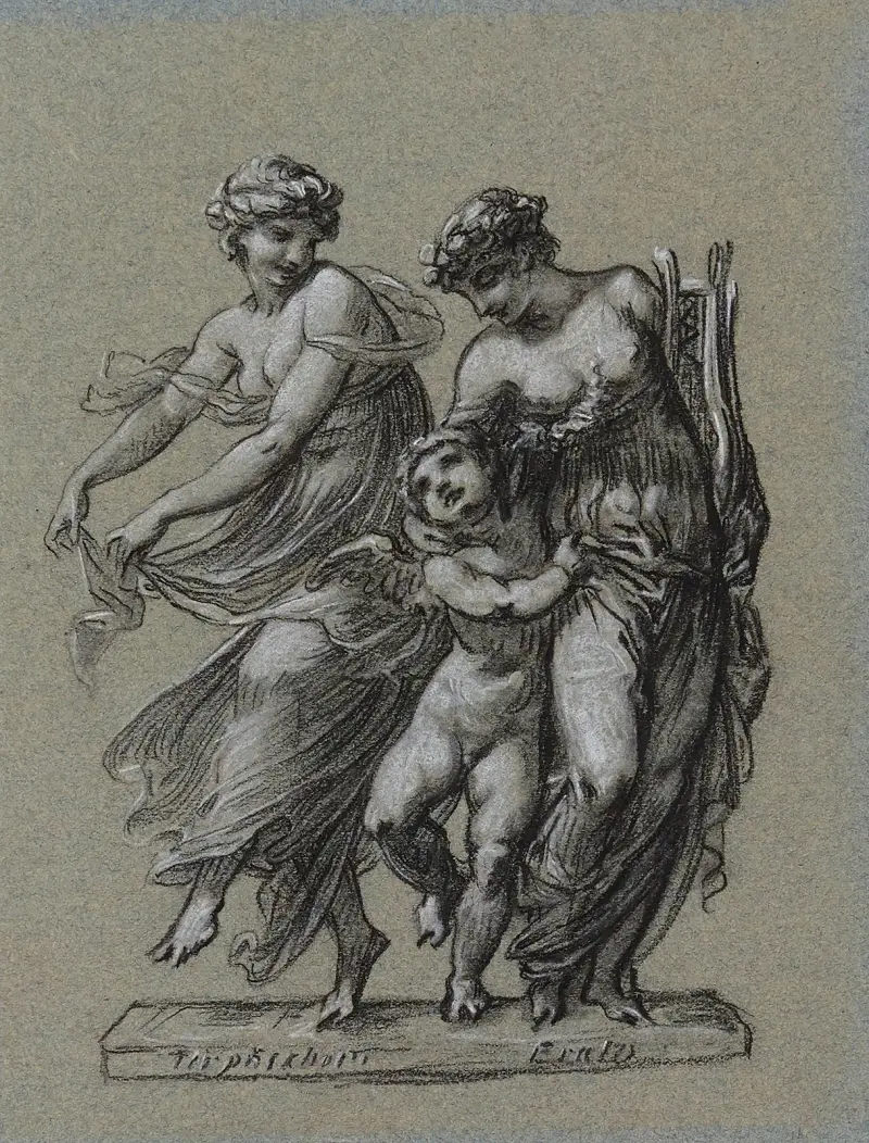 Terpsichore et Erato von Pierre-Paul Prud'hon