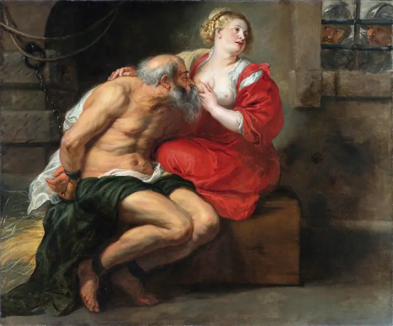 Cimon und Pero (Römische Caritas) von Peter Paul Rubens