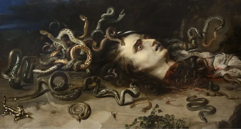 Head of Medusa av Peter Paul Rubens