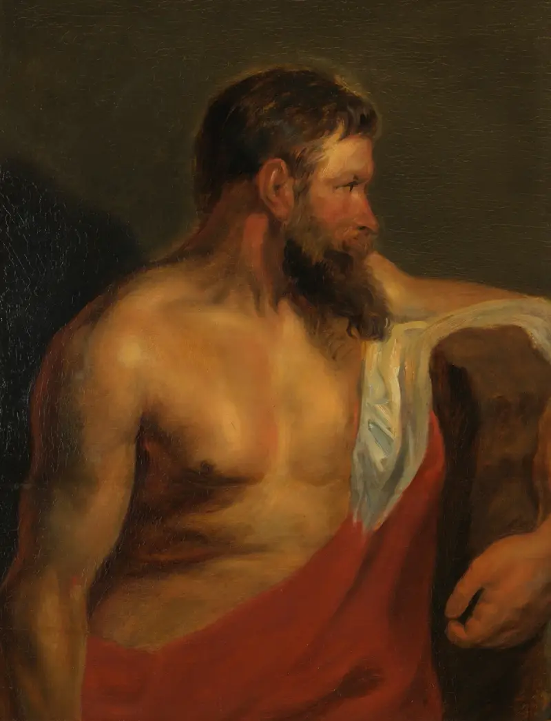 Männlicher Torso von Peter Paul Rubens