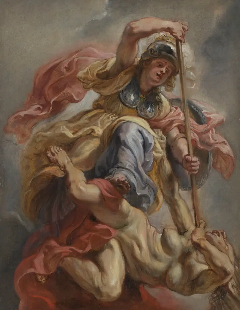 Minerva Overcoming Ignorance av Peter Paul Rubens