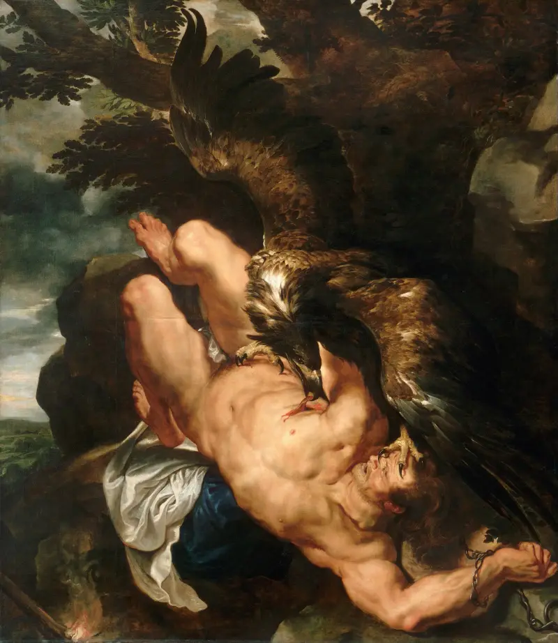Prometheus spoután, Peter Paul Rubens