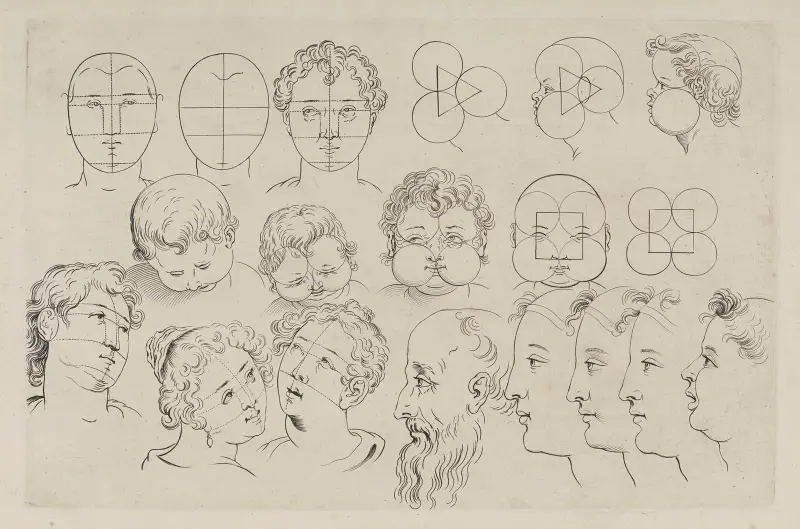 Study of Heads – nr 4 av Peter Paul Rubens