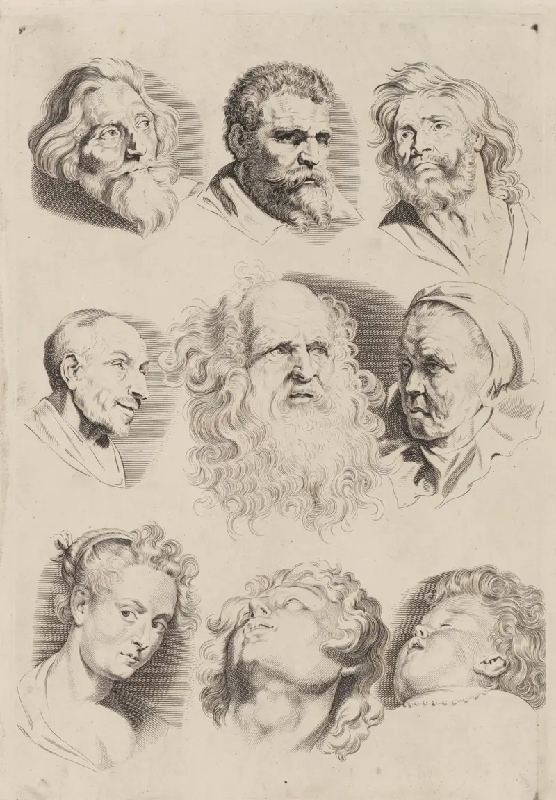 Studie der Köpfe – Nr. 1 von Peter Paul Rubens