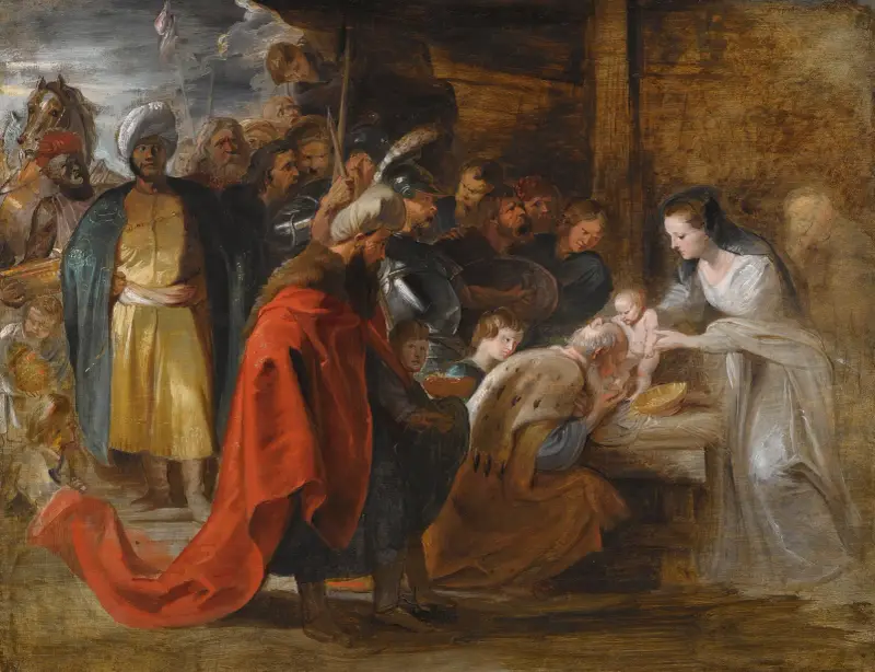 The Adoration Of The Magi – nr 1 av Peter Paul Rubens