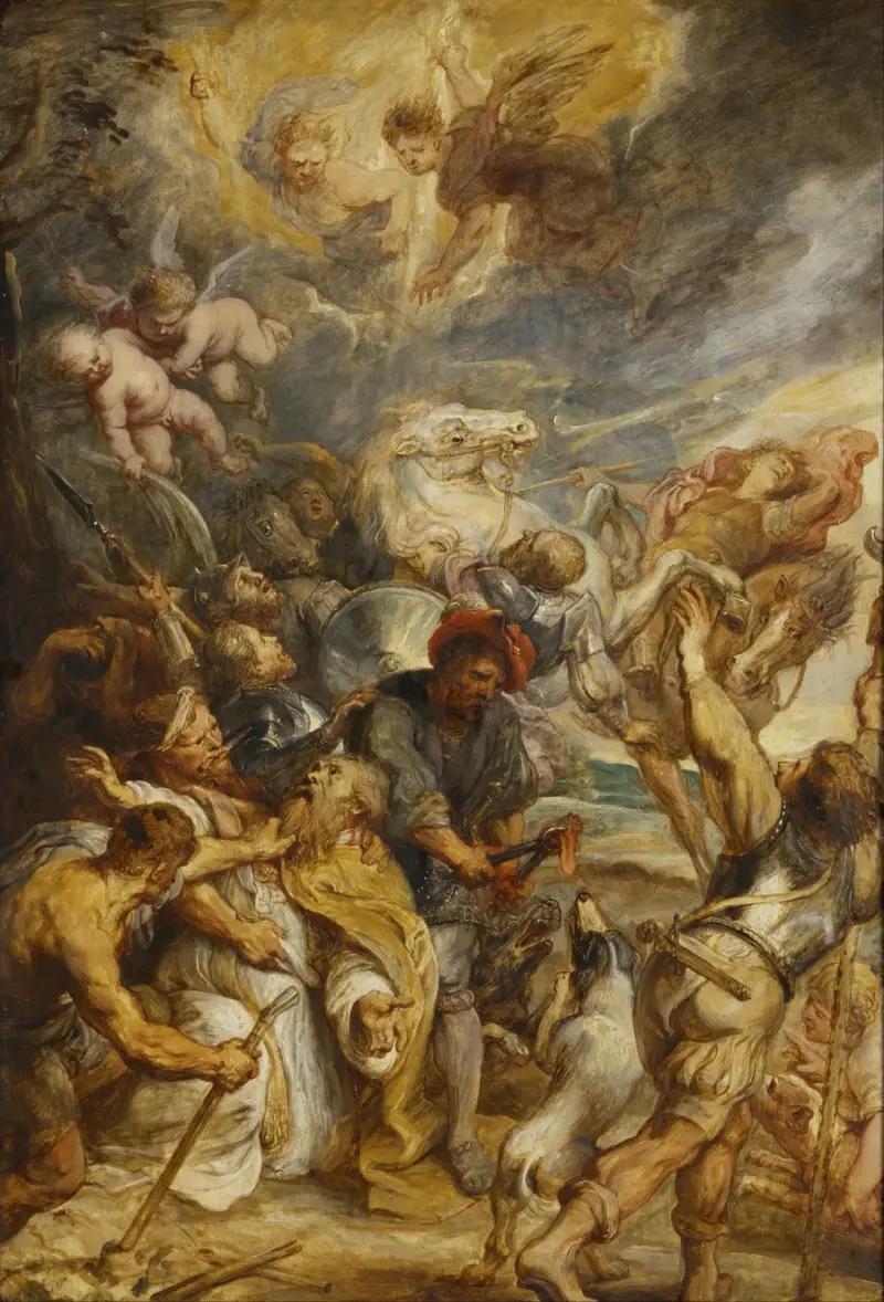 Das Martyrium des heiligen Livinus von Peter Paul Rubens