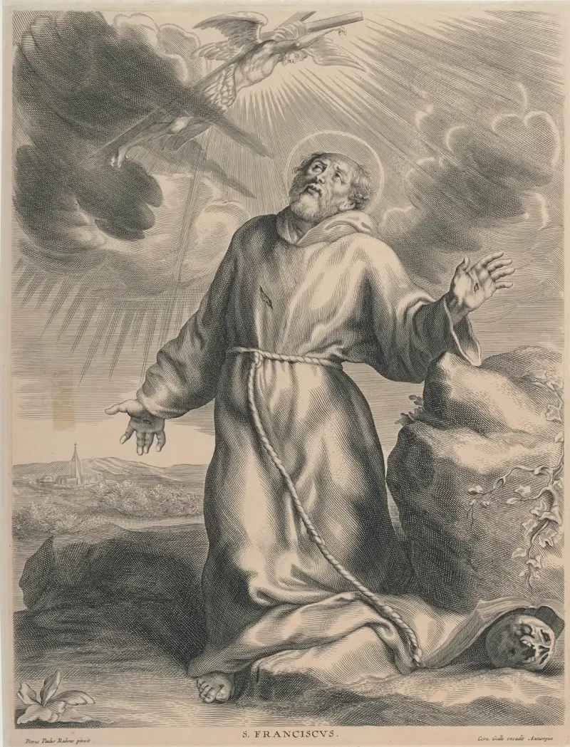 The Stigmatization of Saint Francis of Assisi av Peter Paul Rubens