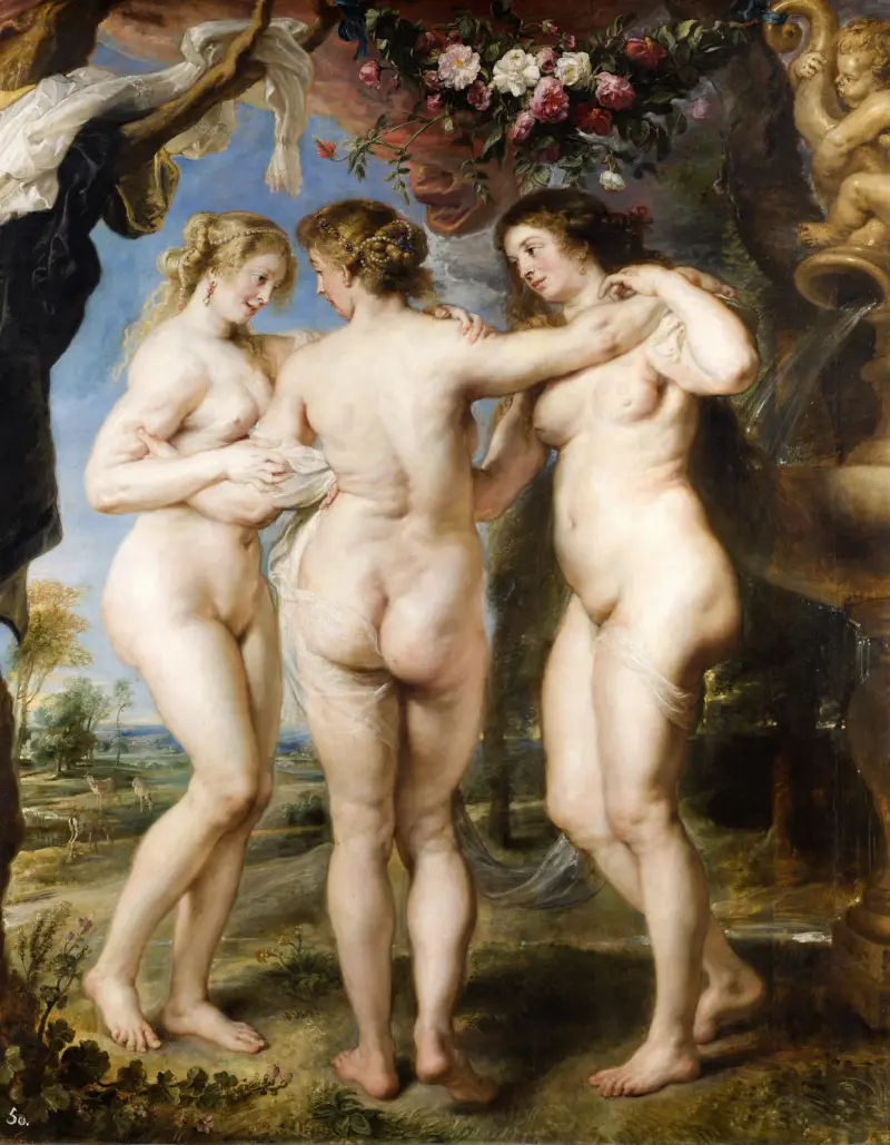 Tři grácie, Peter Paul Rubens