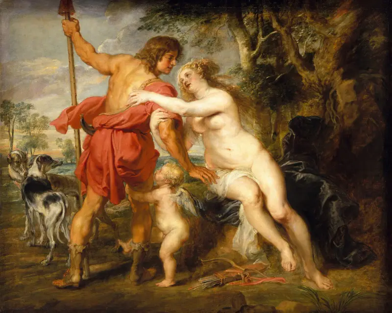 Venus und Adonis, Nr. 1 von Peter Paul Rubens