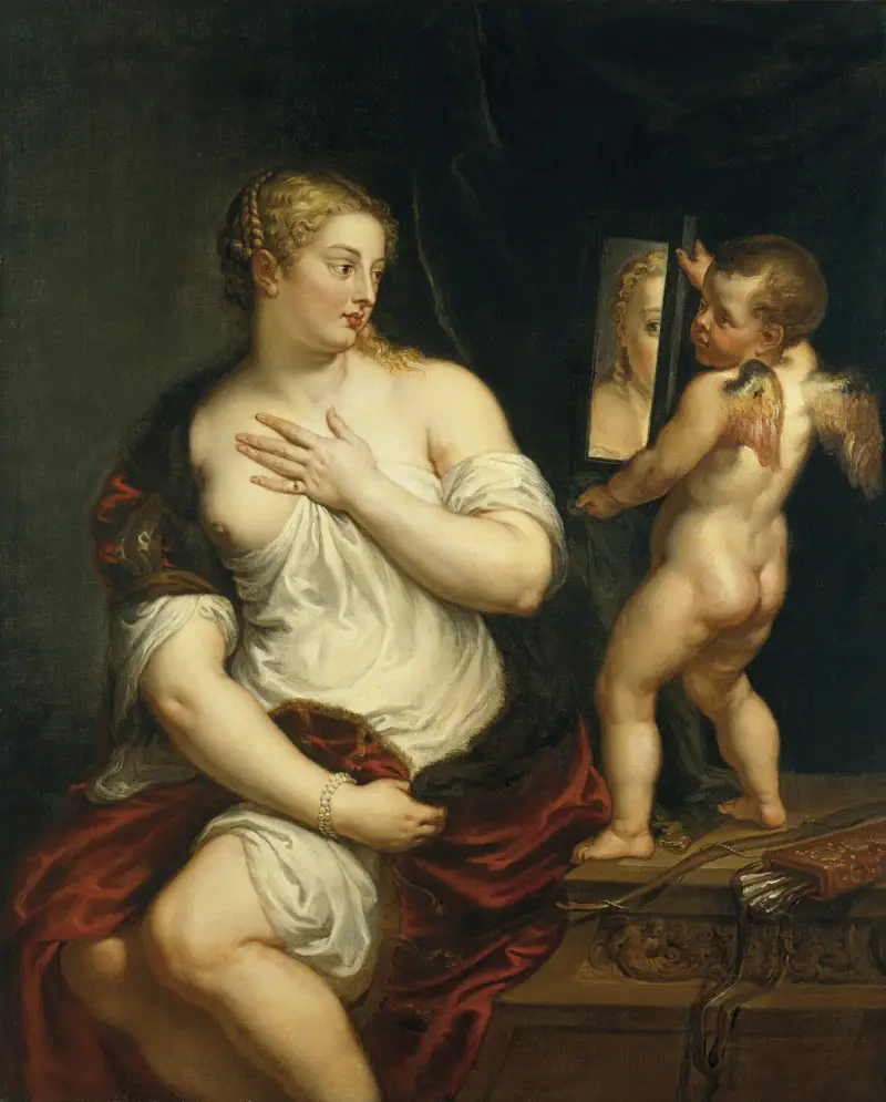 Venus und Cupido, 1606 von Peter Paul Rubens