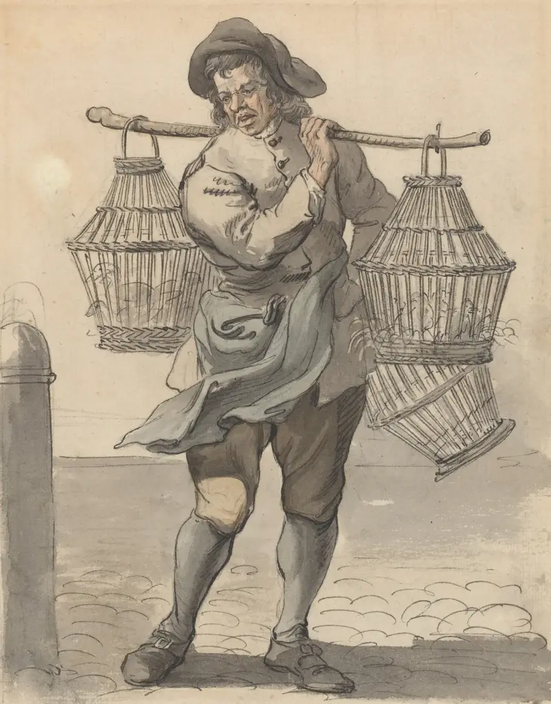 Sprzedawczyni drobiu, Paul Sandby