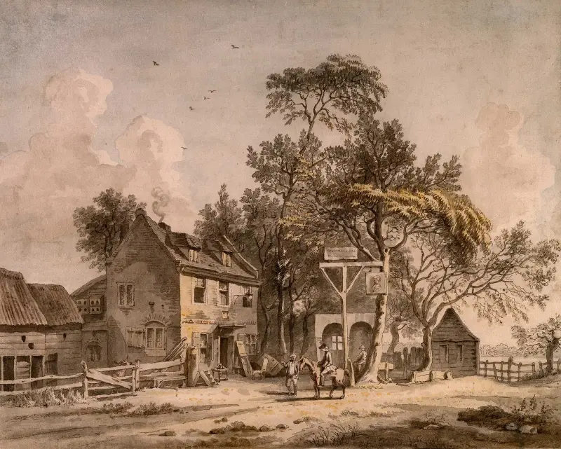 Hostinec, Paul Sandby