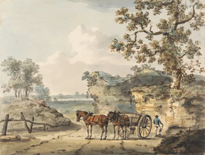 Pískový důl, Paul Sandby