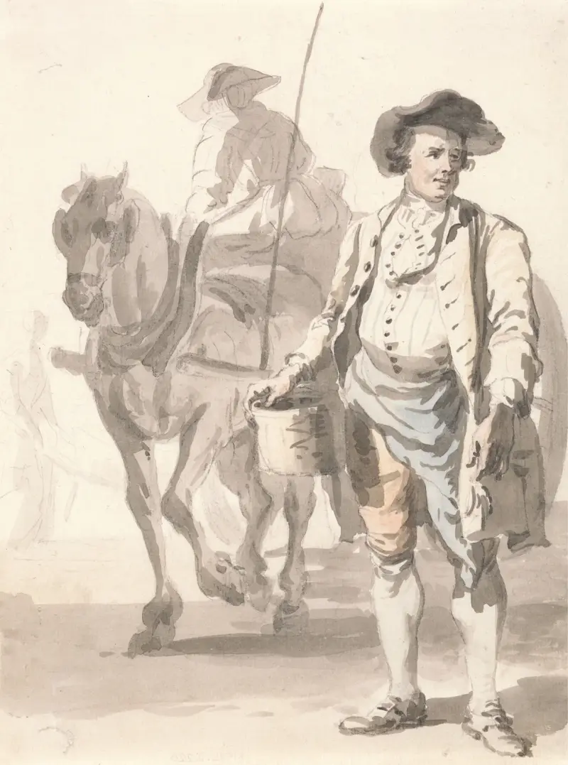 London Cries; A Tinker and His Wife av Paul Sandby