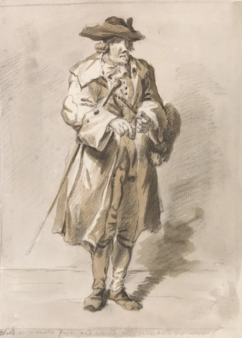 Londons utrop; All eld och ingen rök av Paul Sandby