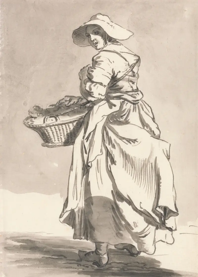 London Cries; Flowers von Paul Sandby