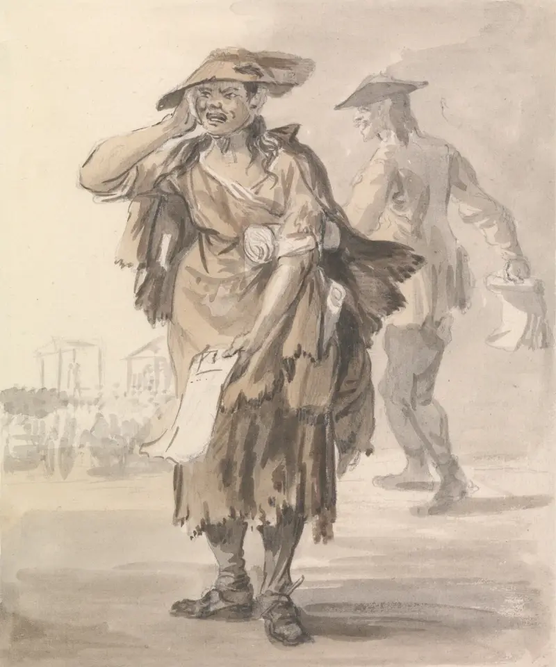 London Cries; Last Dying Speech and Confession av Paul Sandby