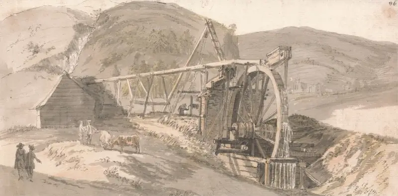 Lord Hopetoun’s Lead Mines av Paul Sandby