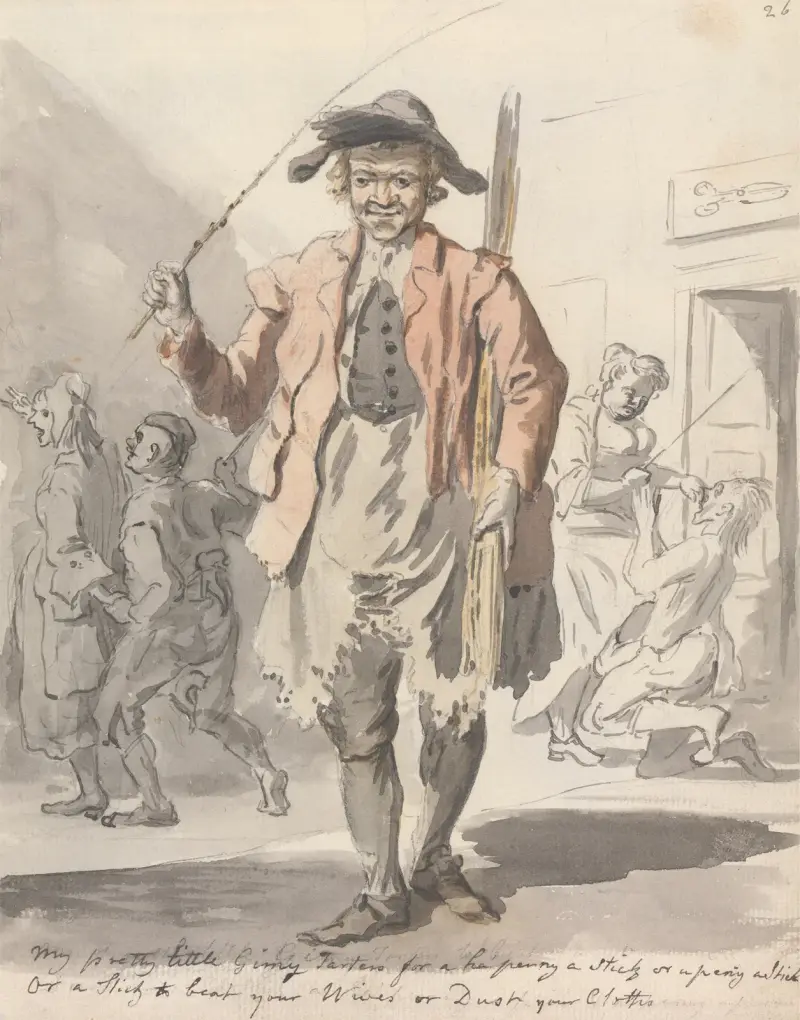 Mina fina små ginny-tarters för en ha'penny stick eller en penny stick av Paul Sandby