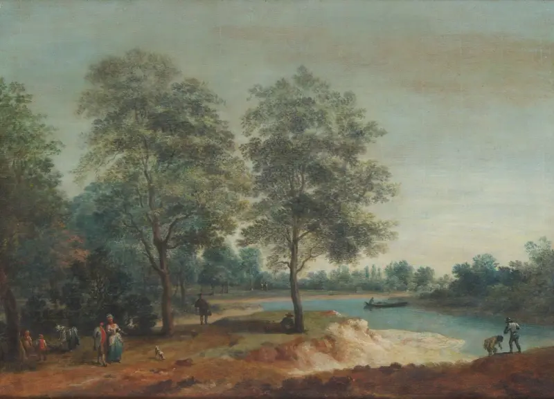 On The Isis av Paul Sandby