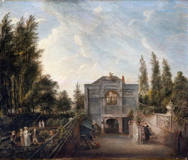 Das Atelier des Künstlers, Bayswater von Paul Sandby