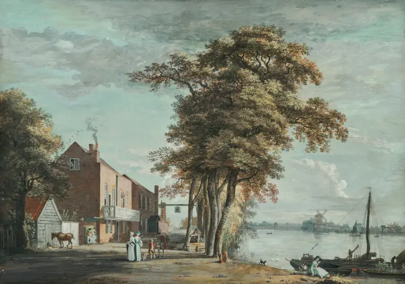 The Spread Eagle Tavern, Millbank von Paul Sandby