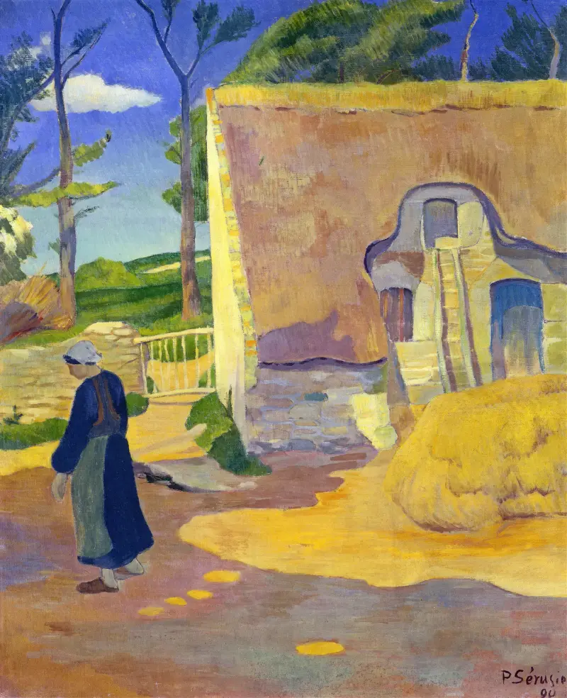 Farmhouse at Le Pouldu av Paul Sérusier