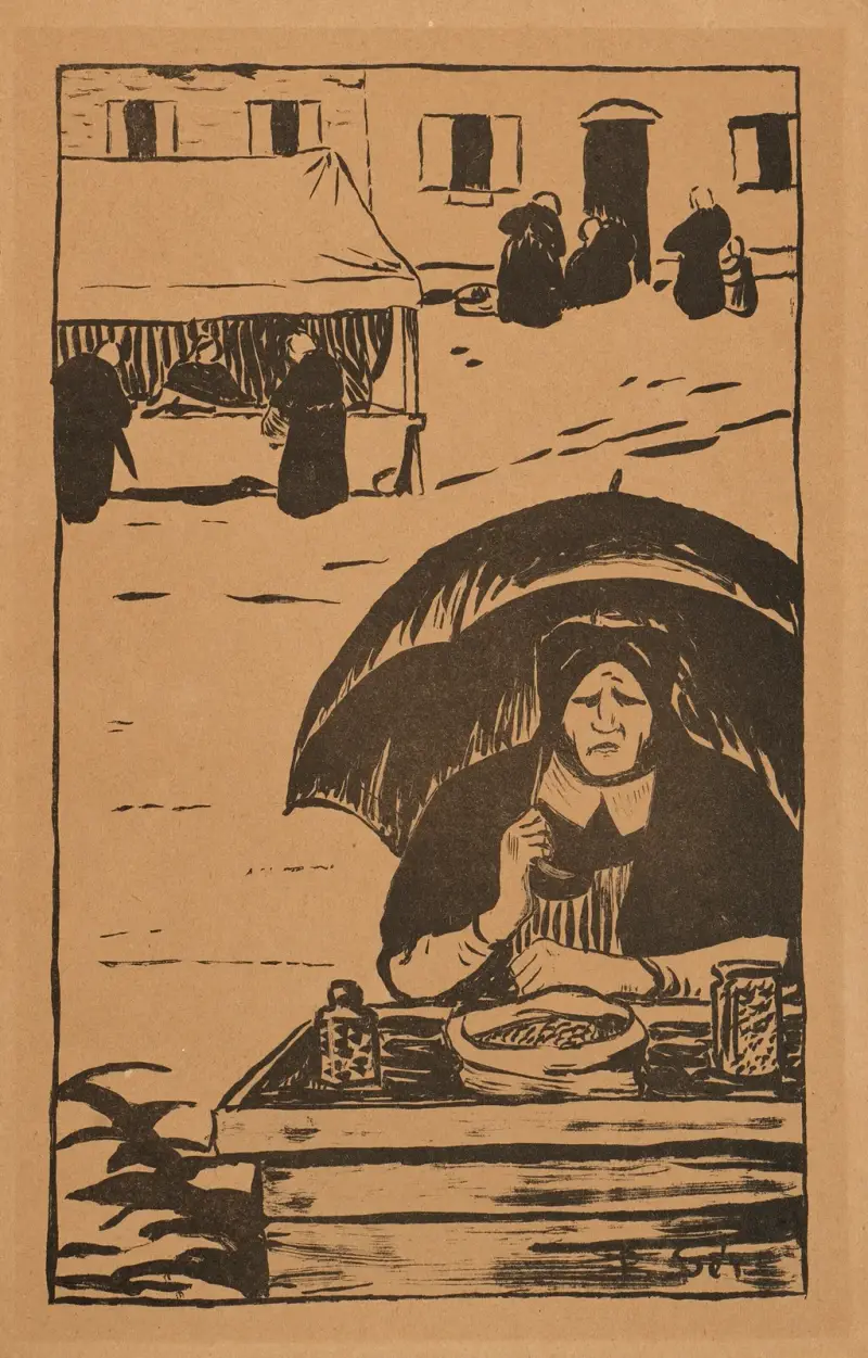 Die Bonbonverkäuferin von Paul Sérusier