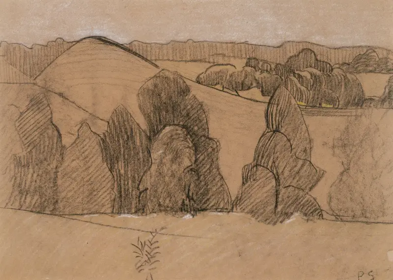 Landschaft in der Bretagne von Paul Sérusier