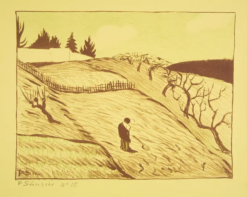 Landskap – Dagens slut av Paul Sérusier