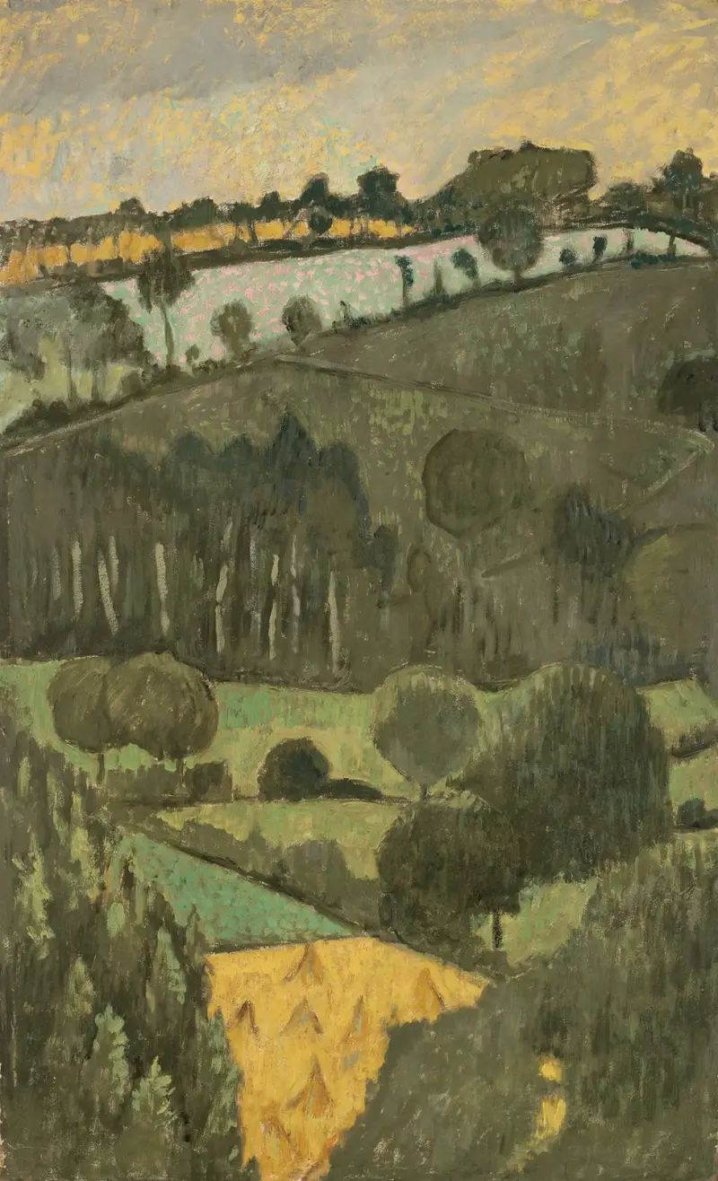 Die gemähten Weizenfelder von Paul Sérusier