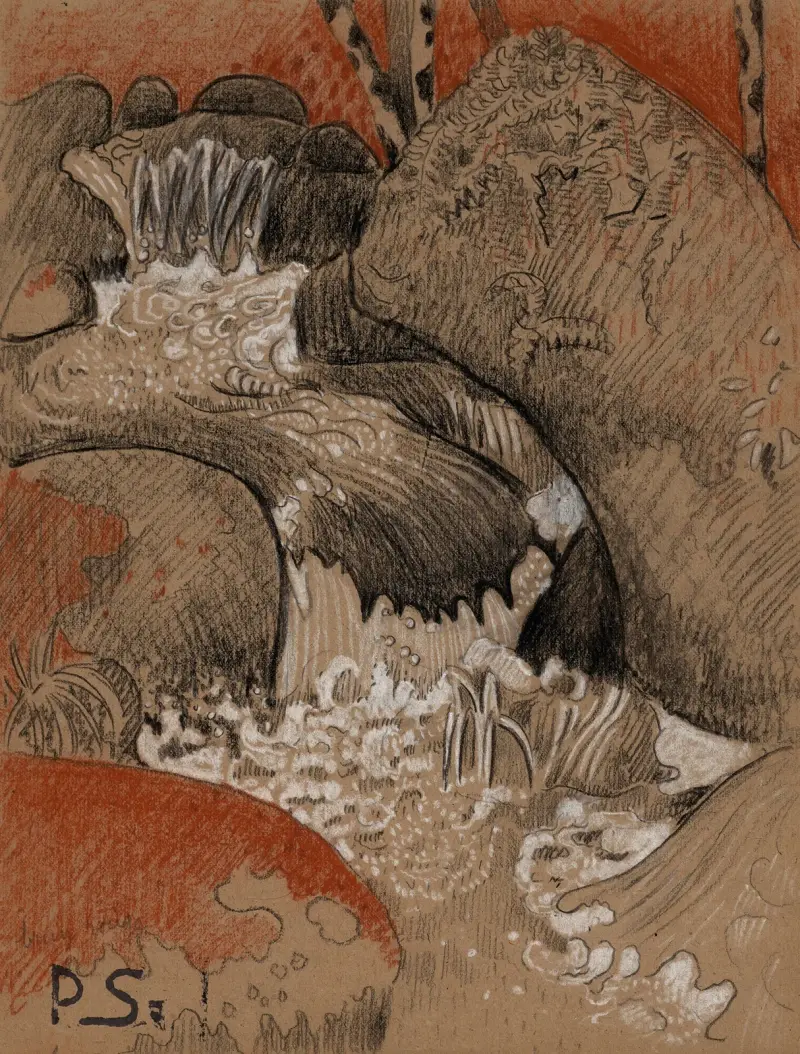 Felsen von Huelgoat von Paul Sérusier