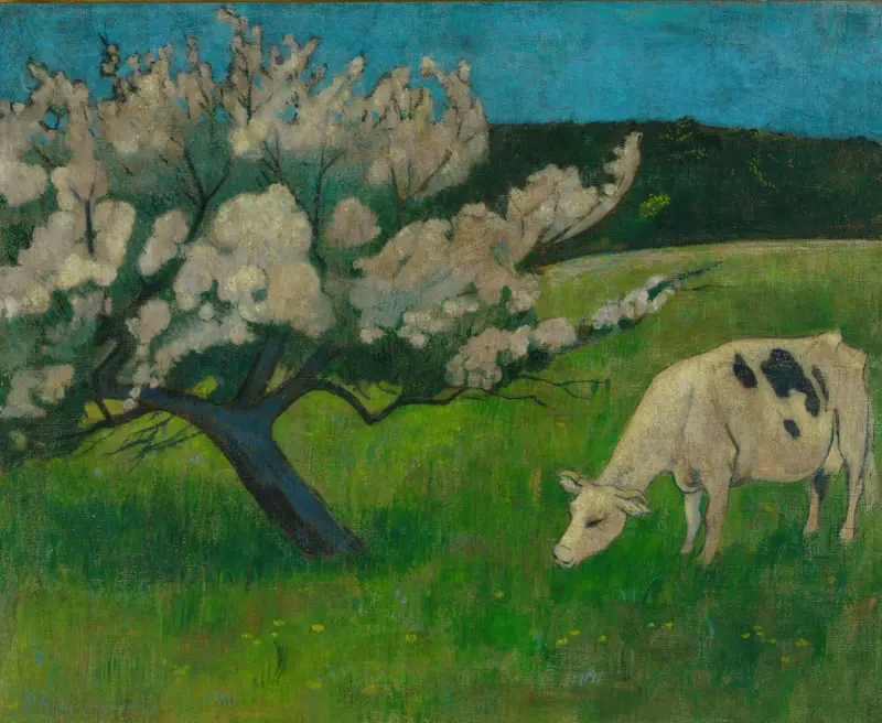 Weiße Kuh von Paul Sérusier