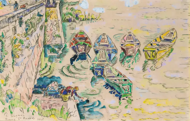 Bourg Saint-Andéo av Paul Signac