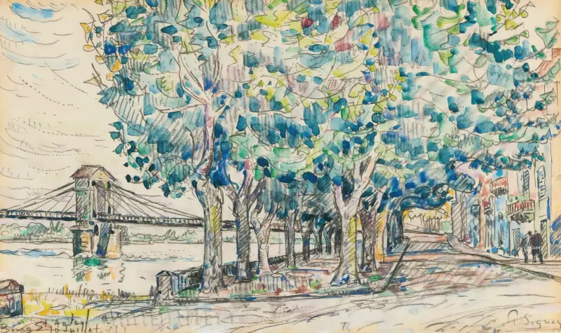 Bourg-Saint-Andéol – Nr. 1 von Paul Signac